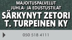 Särkynyt Zetori T. Turpeinen Ky logo